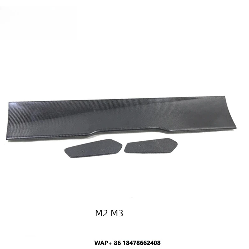 

High performance real Carbon fiber modified tail wing aluminum alloy bracket car spoilers suitable for M2 M3 M4 GTS model