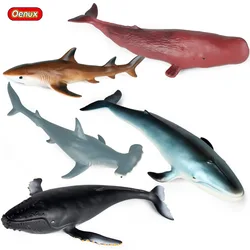 Simulation Marine Shark Soft Rubber Inflatable Water Toy Blue Whale Sperm Whale Hammerhead Animal Model Children Gift Toy