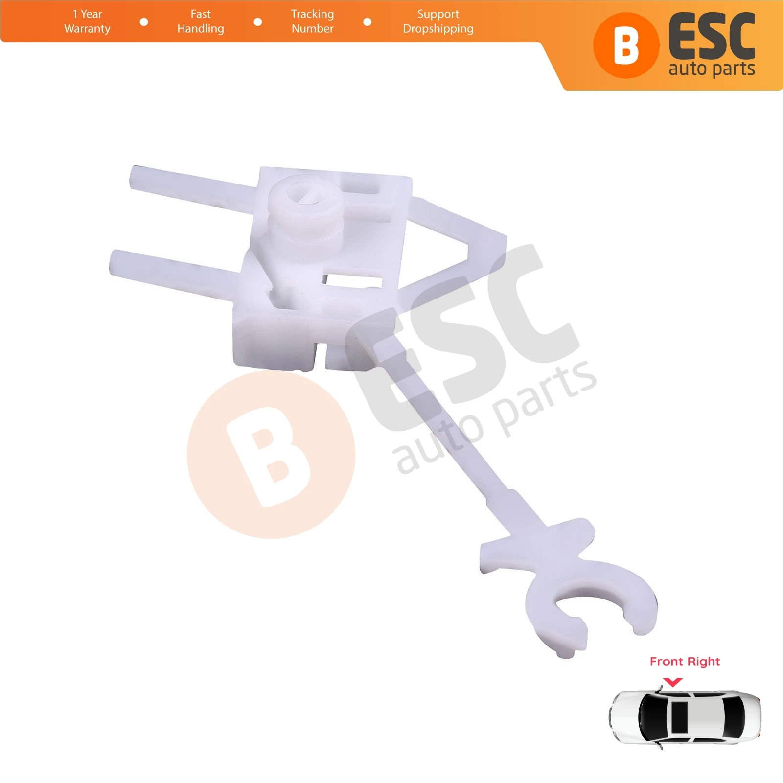 ESC Tự Động Phần EWR106 Cửa Sổ Điện Điều Chỉnh Clip Trước Bên Phải Cửa 51718403 Cho Fiat Doblo MK1 Nhanh Lô Hàng Tàu Từ thổ Nhĩ Kỳ