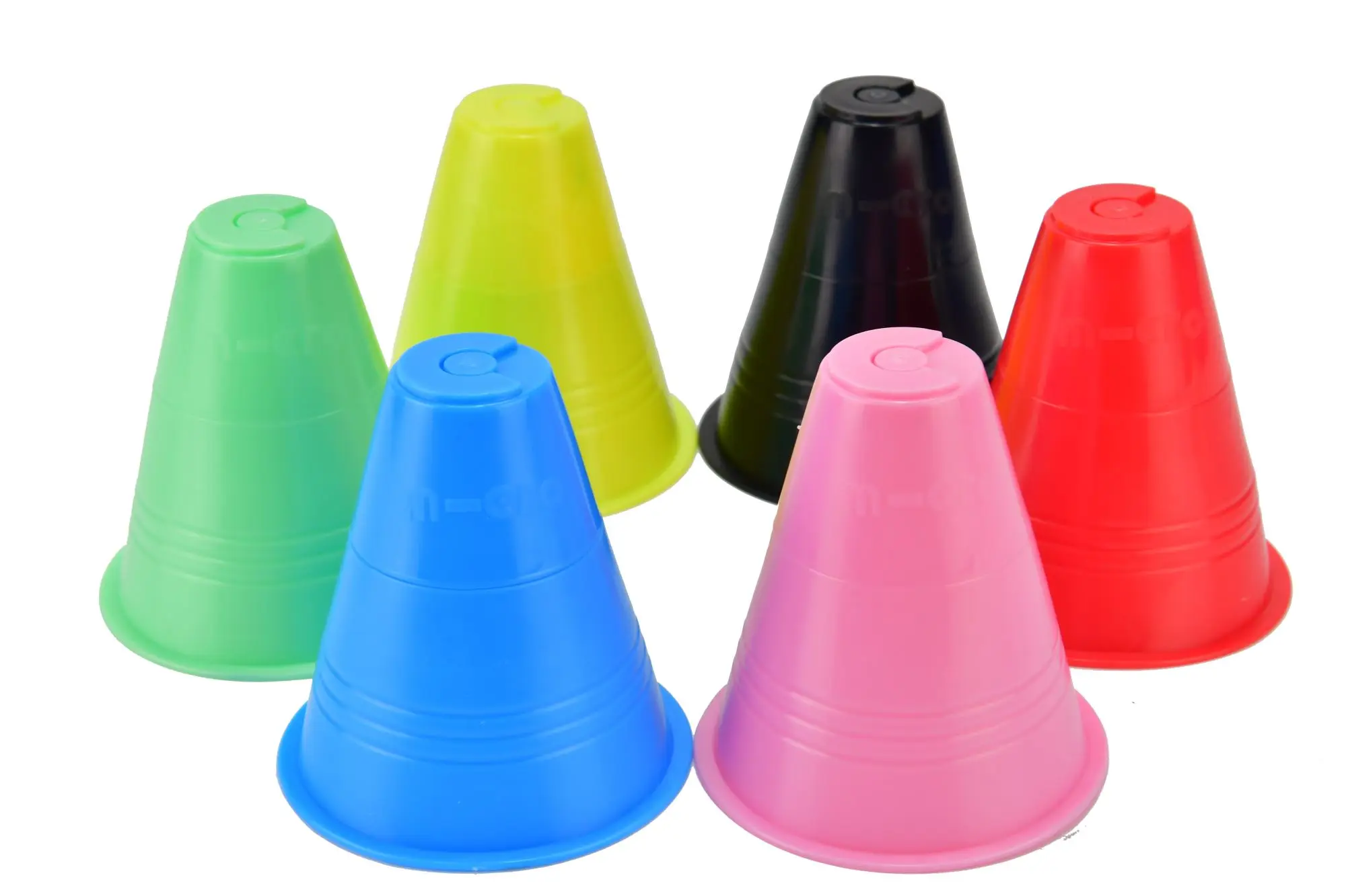 Micro Skate Dual Density Cones - Set of 20, Ideal for Slalom Training and Obstacle Courses,Micro Skate