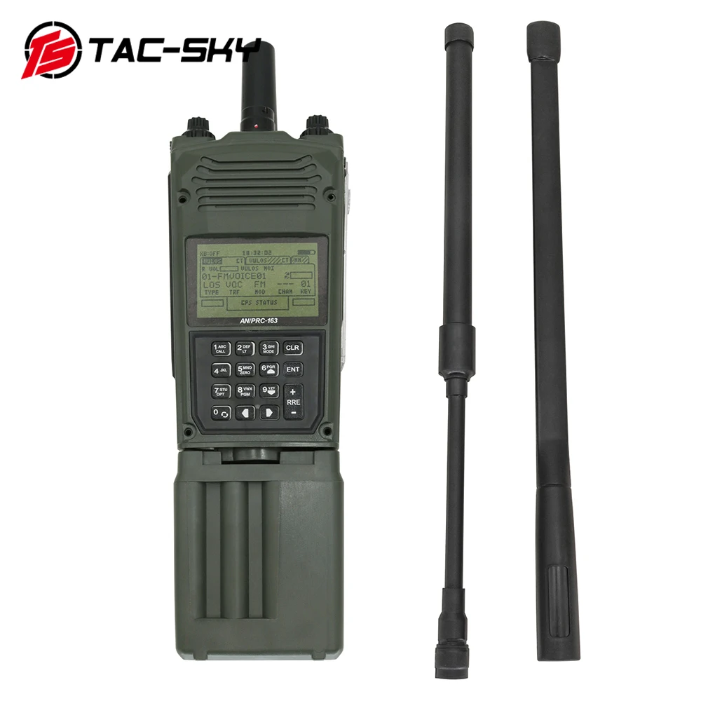 tac sky tatico prc163 harris radio militar manequim caixa virtual prc 163 nao funcional walkie talkie modelo para baofeng uv5r ts 01