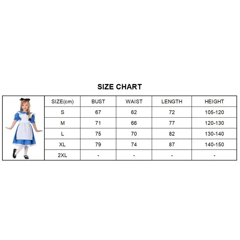디럭스 소녀 할로윈 메이드 로리타 원피스 이상한 나라의 앨리스 코스튬 아기 코스프레, 하인 가족 파티, 푸림 판타지아, 멋진 원피스