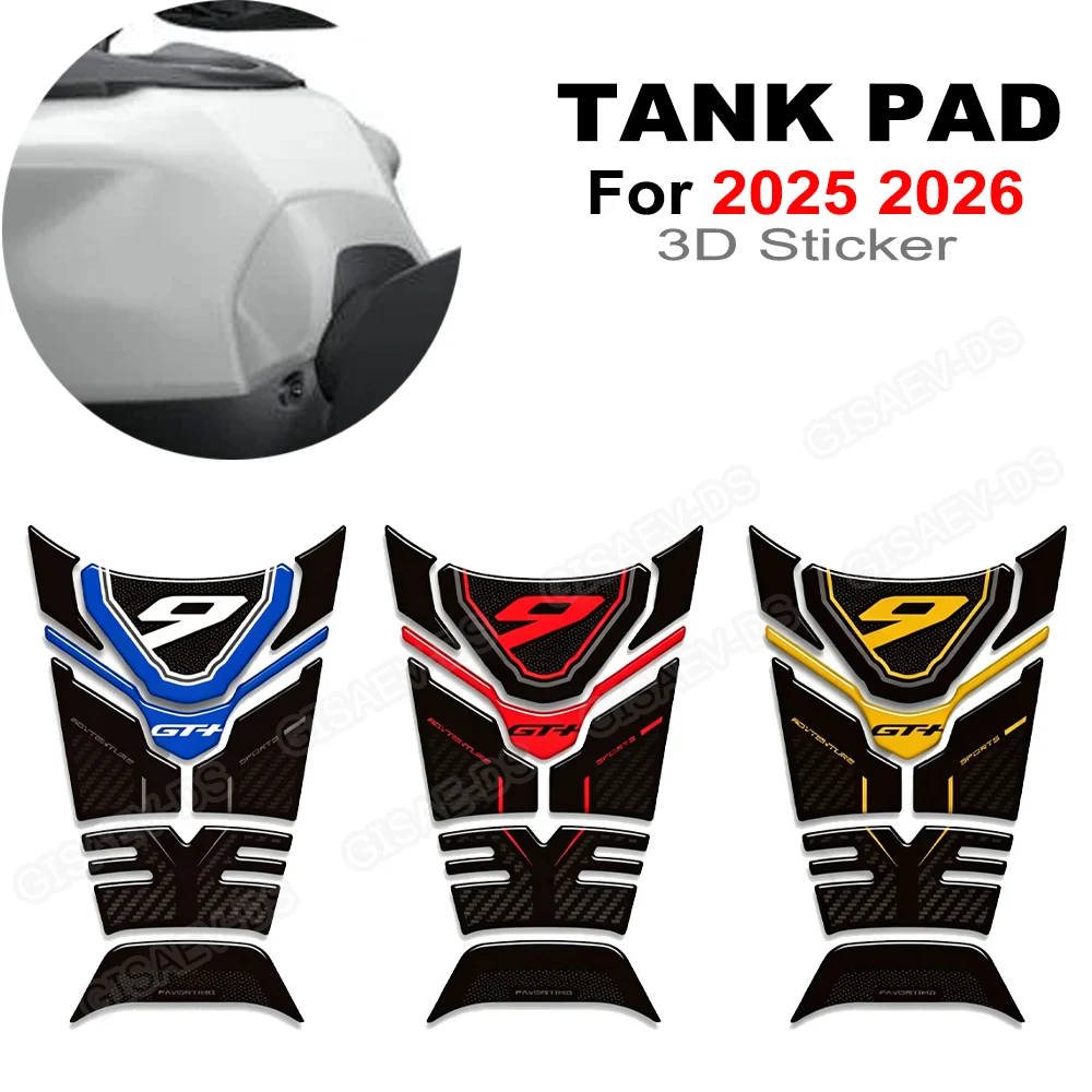 3D Motorcycle HandGuard Stickers Shield Hand Guard Decals Tank Pad Sticker For Tracer 9GT 9 GT 9GT+ 2025 2026