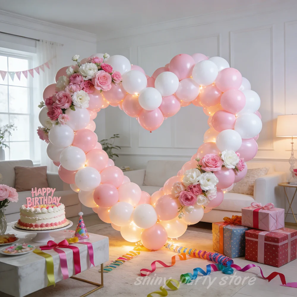 Pink White Balloons for Boys and Girls Latex Balloons Baby Shower Birthday Party Decoration Kids Toys DIY Balloon Anniversary