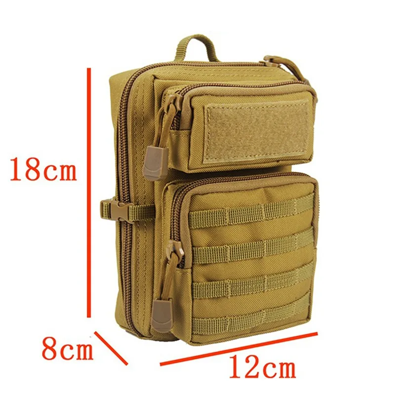 Multifunction Pouch Molle Hip Waist EDC Bag Wallet Purse Phone Holder Bags Camping Hiking Hunting Fanny Pack