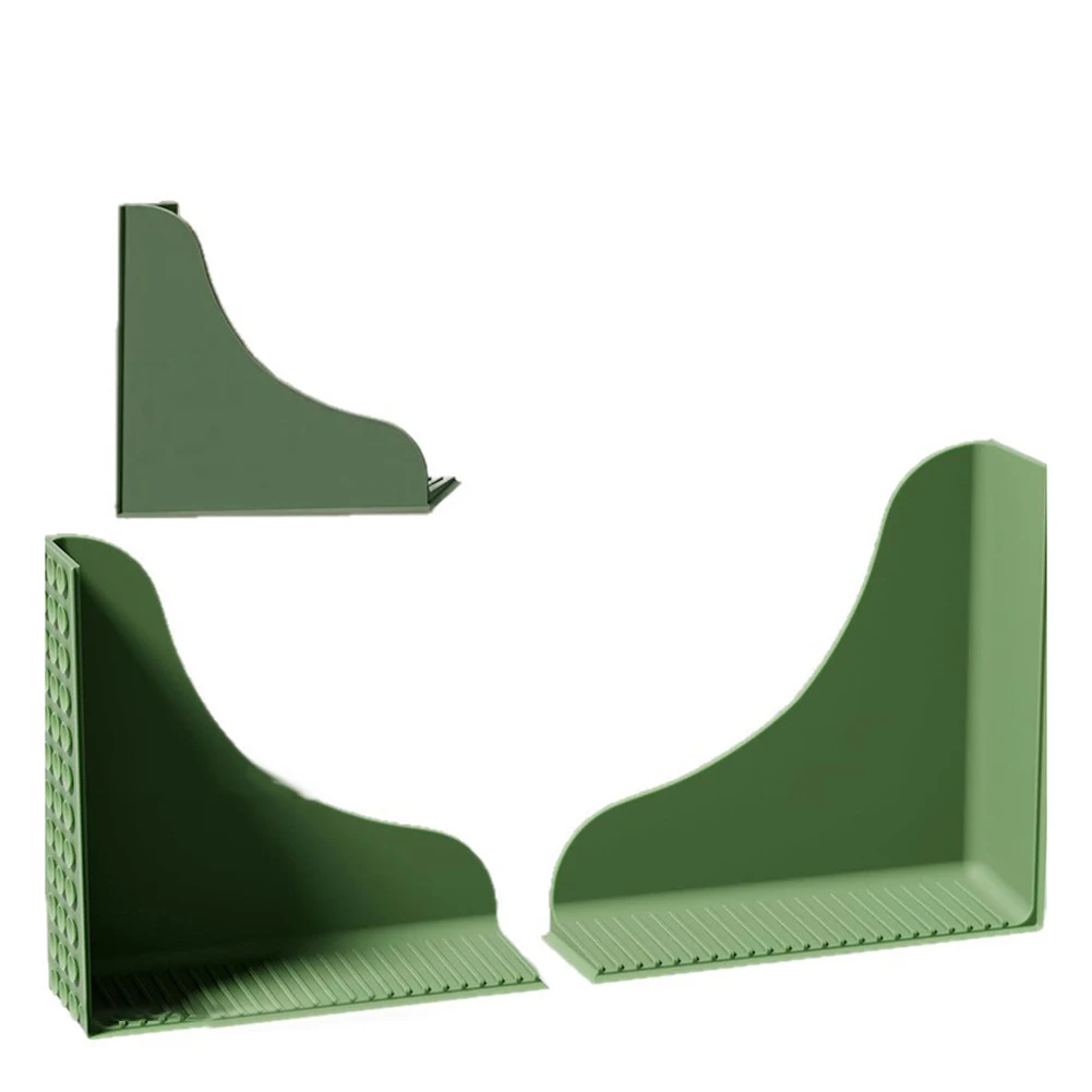 2-Pack Seamless Single-Piece Silicone Shower For Splash Guard for Bathtub and Shower Corner For Splash Control