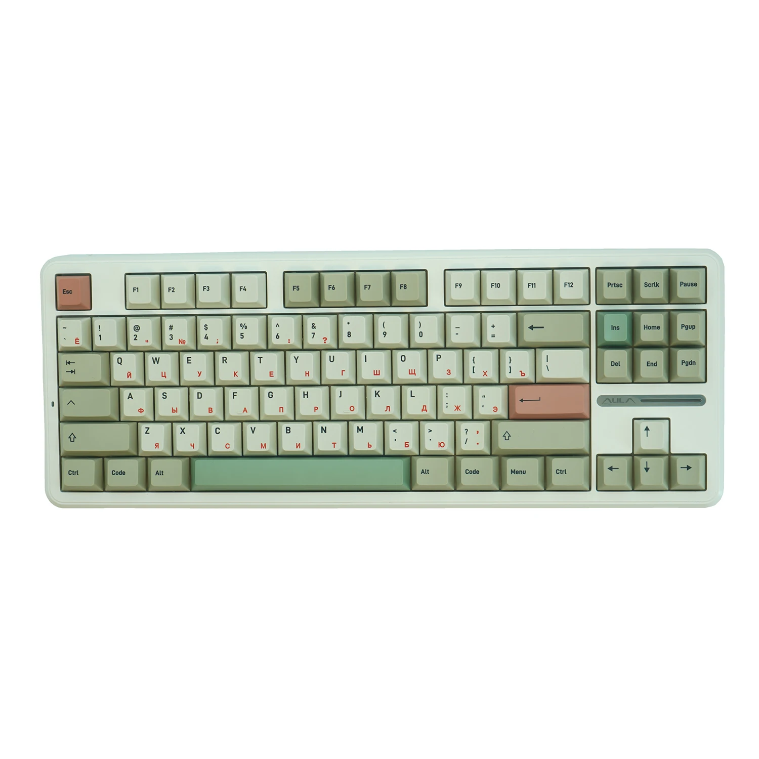 

NPKC Russian Classic 9009 Цветные колпачки для клавиш PBT Набор колпачков для клавиш с вишневым профилем для MX Switch Механическая клавиатура Ретро колпачок для клавиш