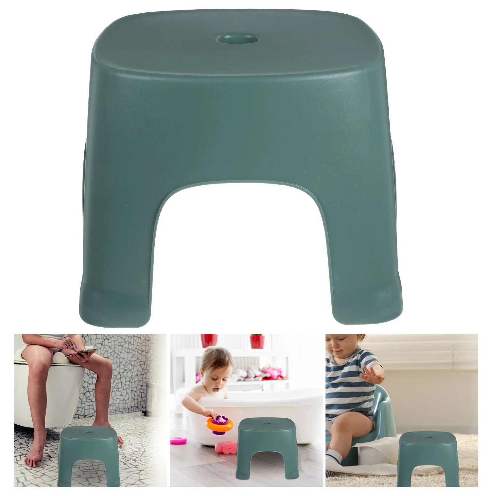 Tabouret bas pour enfants en bas âge, marches de salle de bain, pieds en plastique pour adultes, repose-pieds pour tout-petits, siège de pot de toilette