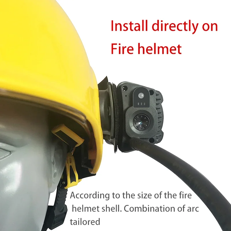 Fire Helmet Hardhat for Fireman Firefighter Gas Detection Thermal Imaging Lens Protection
