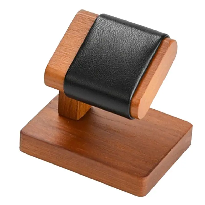 ABAH-Wooden Watch Rack T-Shaped Jewelry Rack Display Stand Solid Wood Bracelet Jewelry Storage Rack Wooden T-Shaped Watchrack