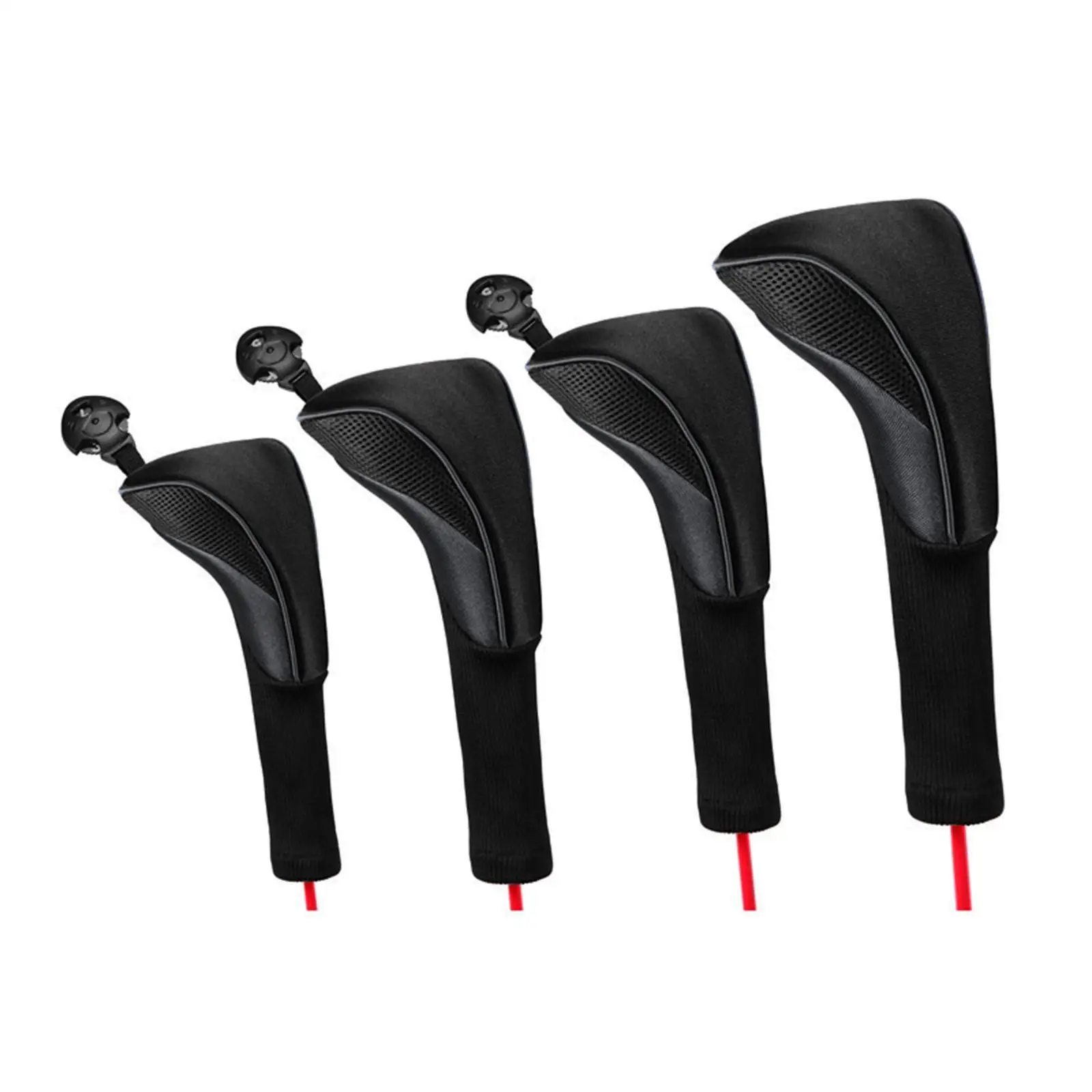 Long Neck Golf Club Head Covers Wood Driver Protect Headcover Number Tag UT Fairway Woods Headcovers Golf Accessories