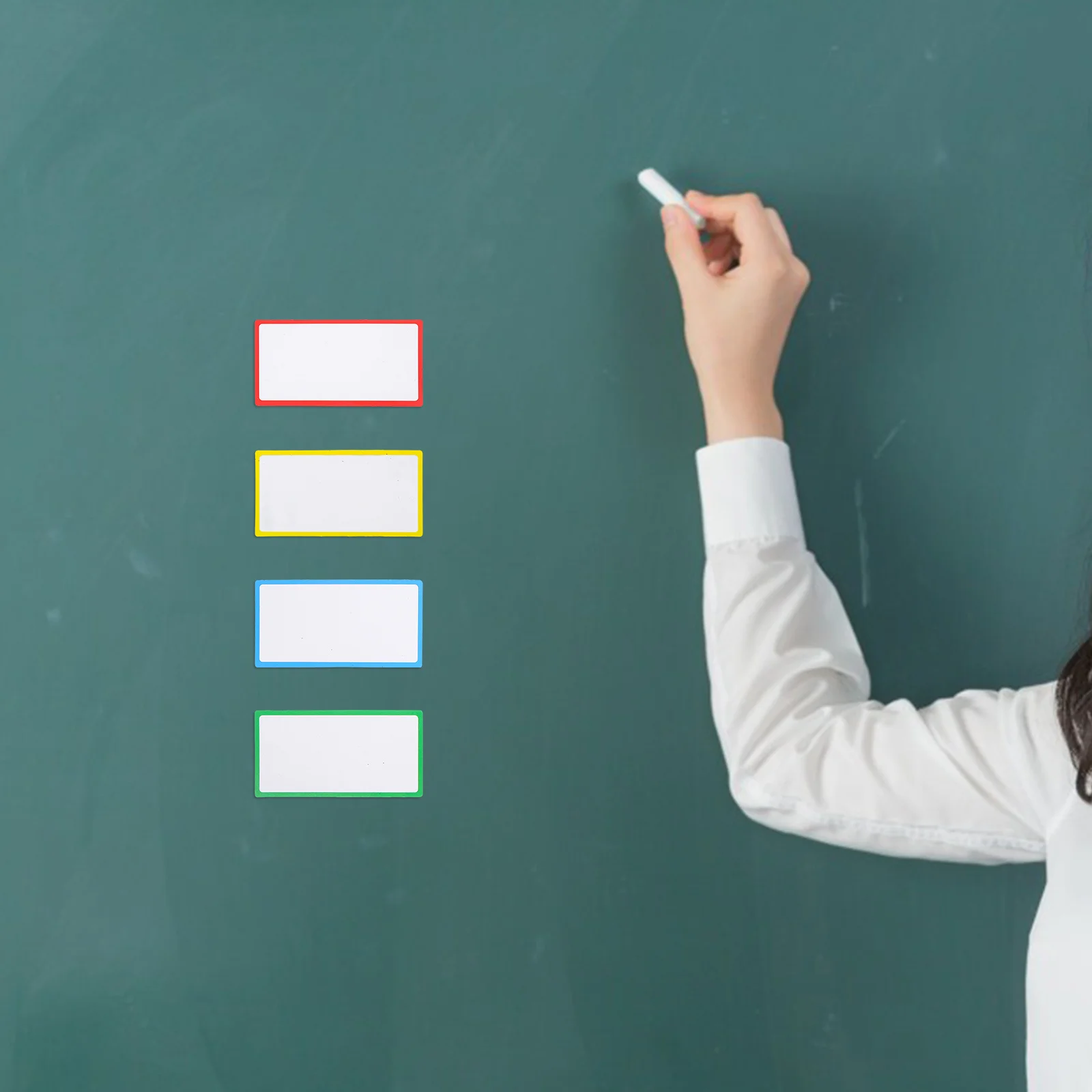 

36Pcs Magnetic Name Tags Reusable Dry Erase Labels for Classroom Home Office Dry Erase Labels Magnetic Name Tags