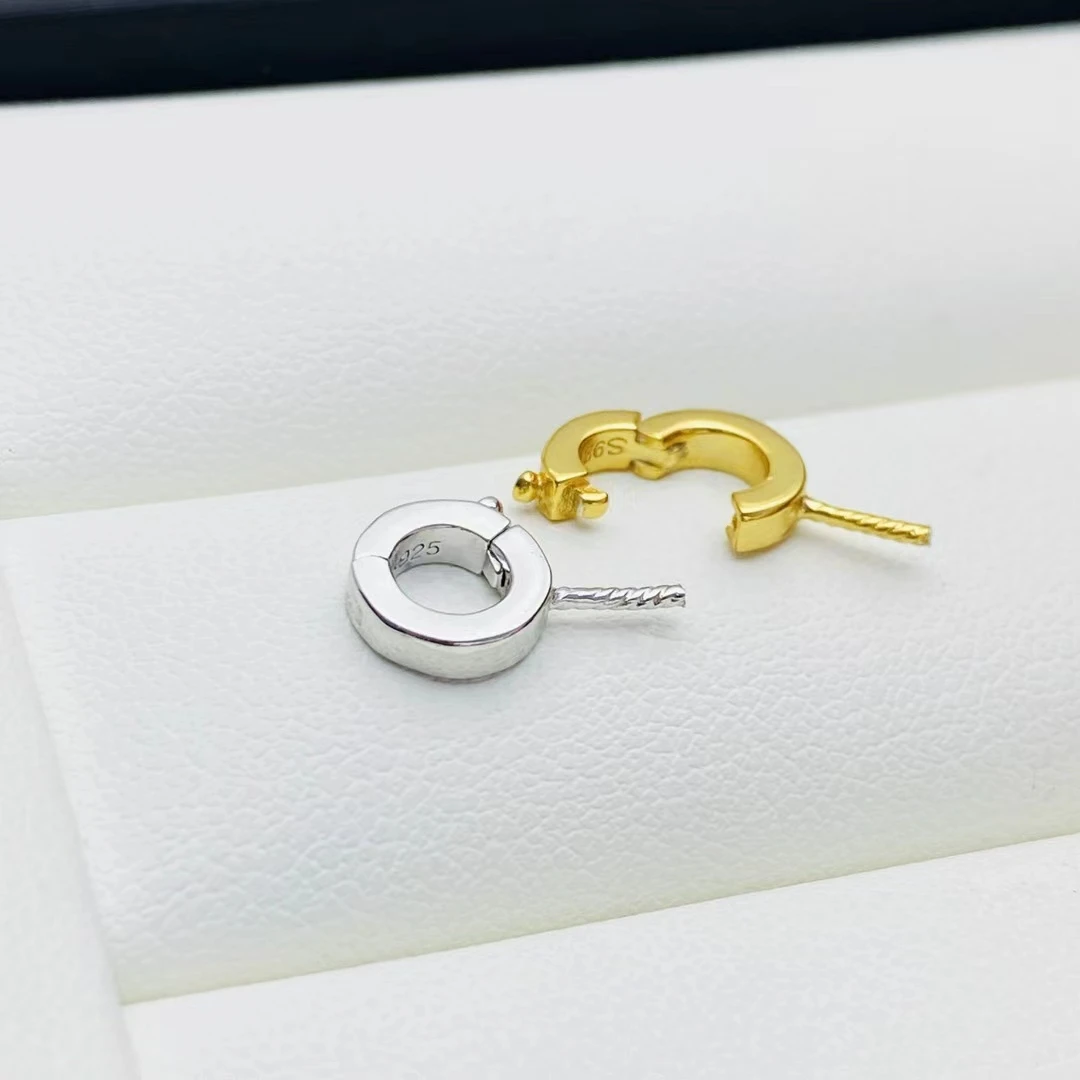 

Подвеска из стерлингового серебра 925 пробы, базовые крепления, фурнитура, детали, аксессуары для жемчуга 11-12 мм, 10 шт./лот