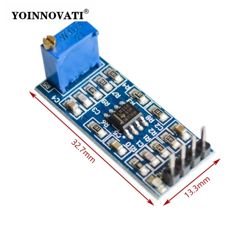 1pcs LM358 100 Times Gain Signal Amplification Amplifier Operational Amplifier Module 5V-12V