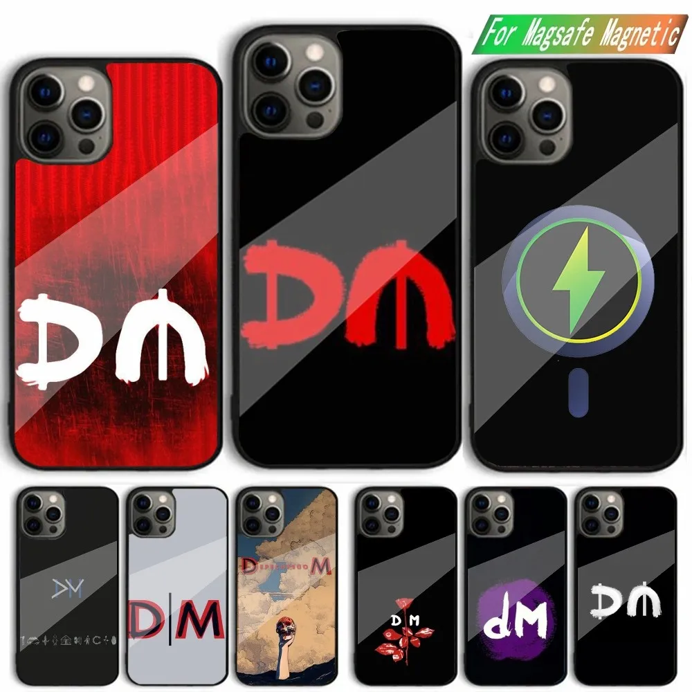 D-Depeche Mode Rock Band Phone Case For iPhone 15,14,13,12,11,Plus,Pro,Max Mini Magsafe Magnetic Wireless Charging