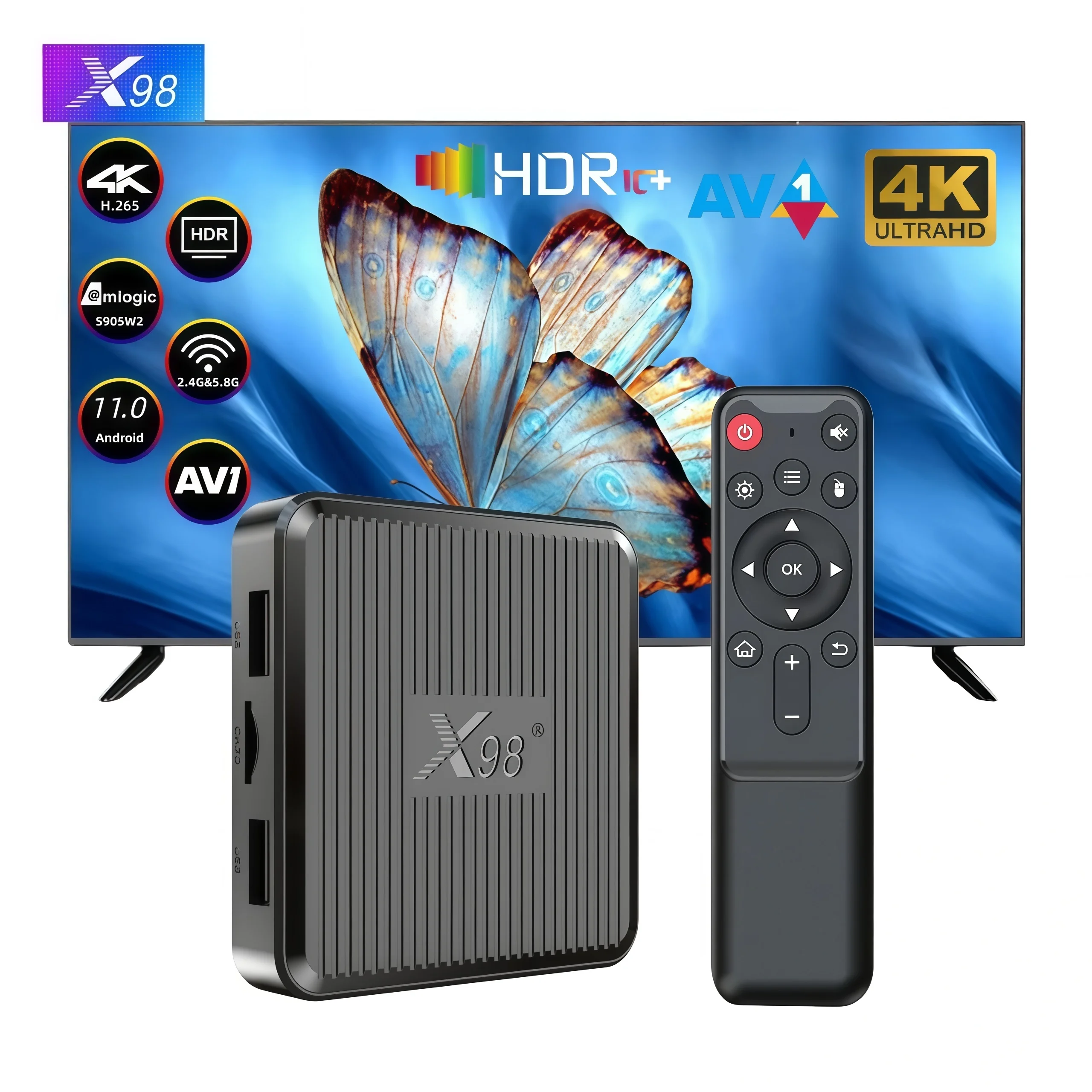 TV Box X98Q Android 11 2GB 16GB