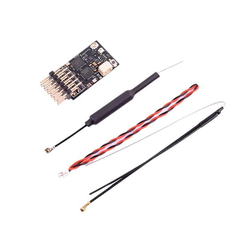 

New!XR6P 6CH PWM CRSF Expresslrs ELRS 2.4G/915Mhz Receiver For RC FPV Drone Control Systems Includes Antenna Parts