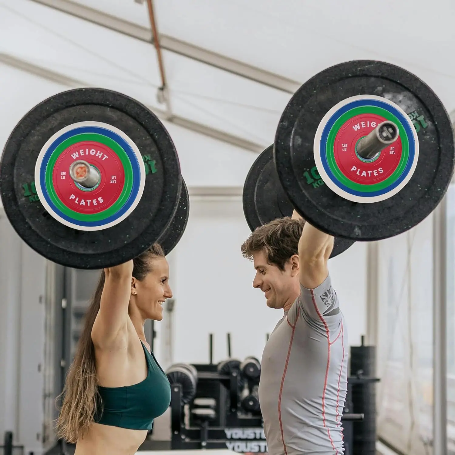 2 قطعة لوحات تغيير الوزن 1.25LB 2.5LB 5LB 10LB لوحة كسور الوفير لوحات لرفع الأثقال الصلب إدراج تدريب القوة