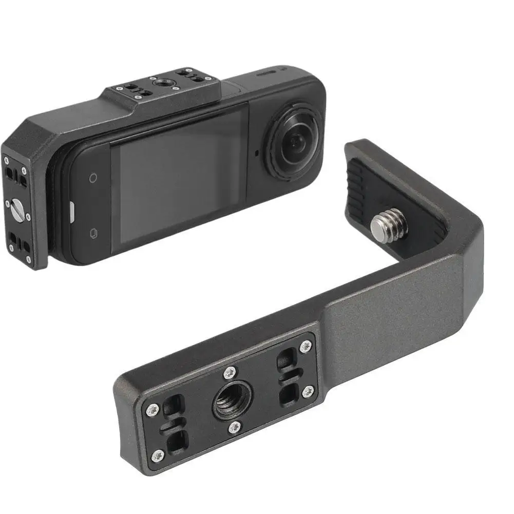 Quick-Release Bracket For Insta 360 X3/X4/X5 For Horizontal Vertical Shooting L-Shaped Adapter Bracket Panoramic Motion Camera