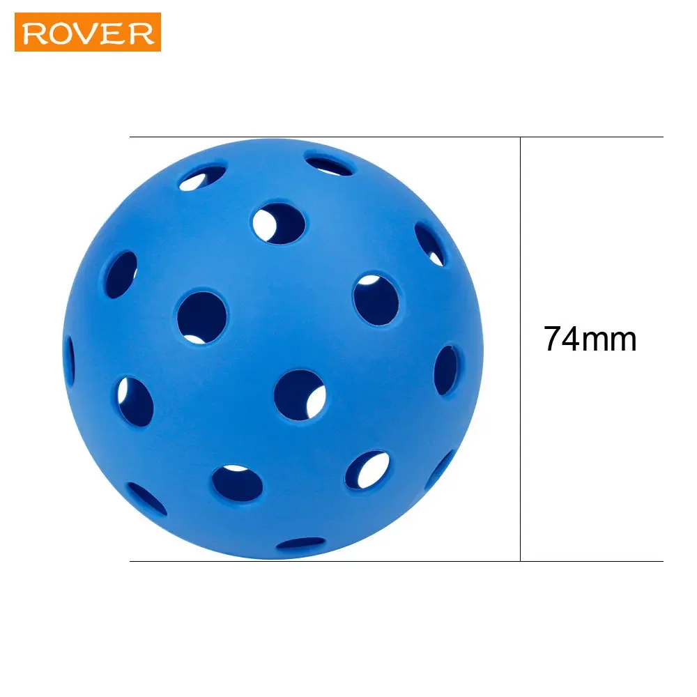 Pickleball 74MM Duurzaam 40 Gaten Buiten 6/12/24 Stuks Pickleballs 26g Buiten voor Competitie pickleball Packs van Pickleballs