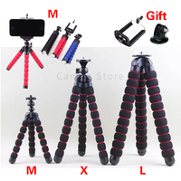 Octopus Tripods Stand Spider Flexible Mobile Mini Tripod Gorillapod For iPhone GoPro Canon Nikon Sony Camera Table Desk Phone