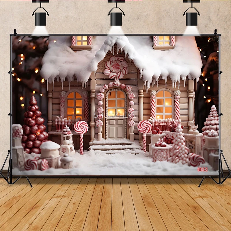 

SHUOZHIKE Christmas Day Photography Backdrops Magic Xmas Eve Happy New Year Creath Fireplace Studio Background Props JD-13