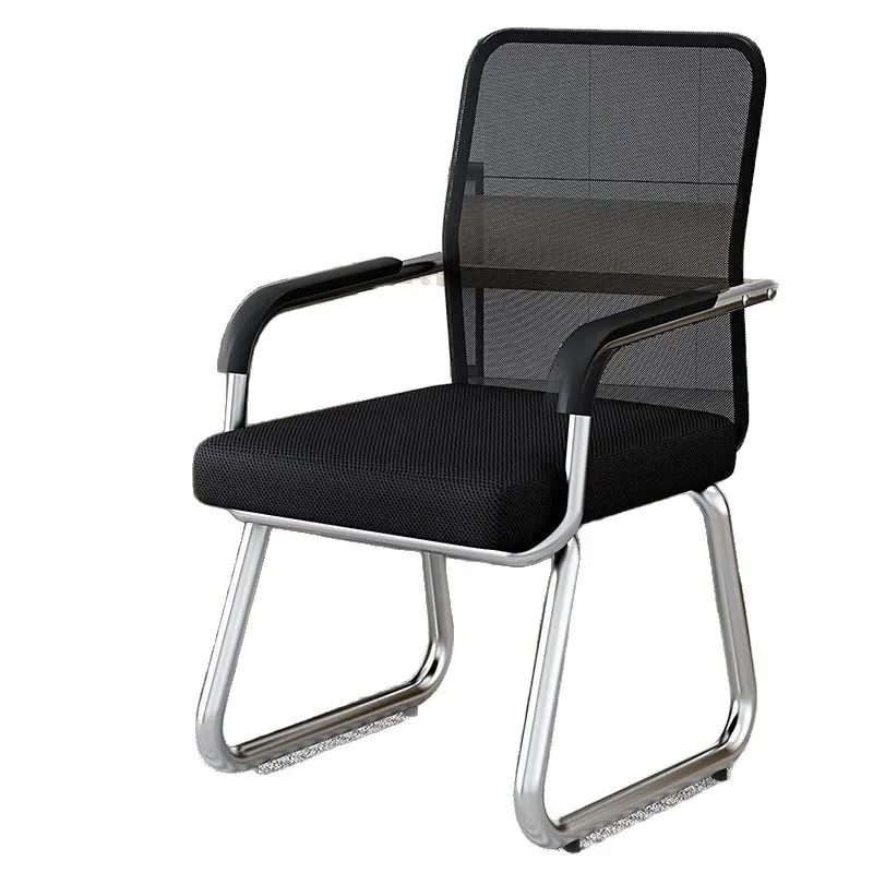 

Office chair comfortable sedentary meeting room chair bow mesh mahjong chair