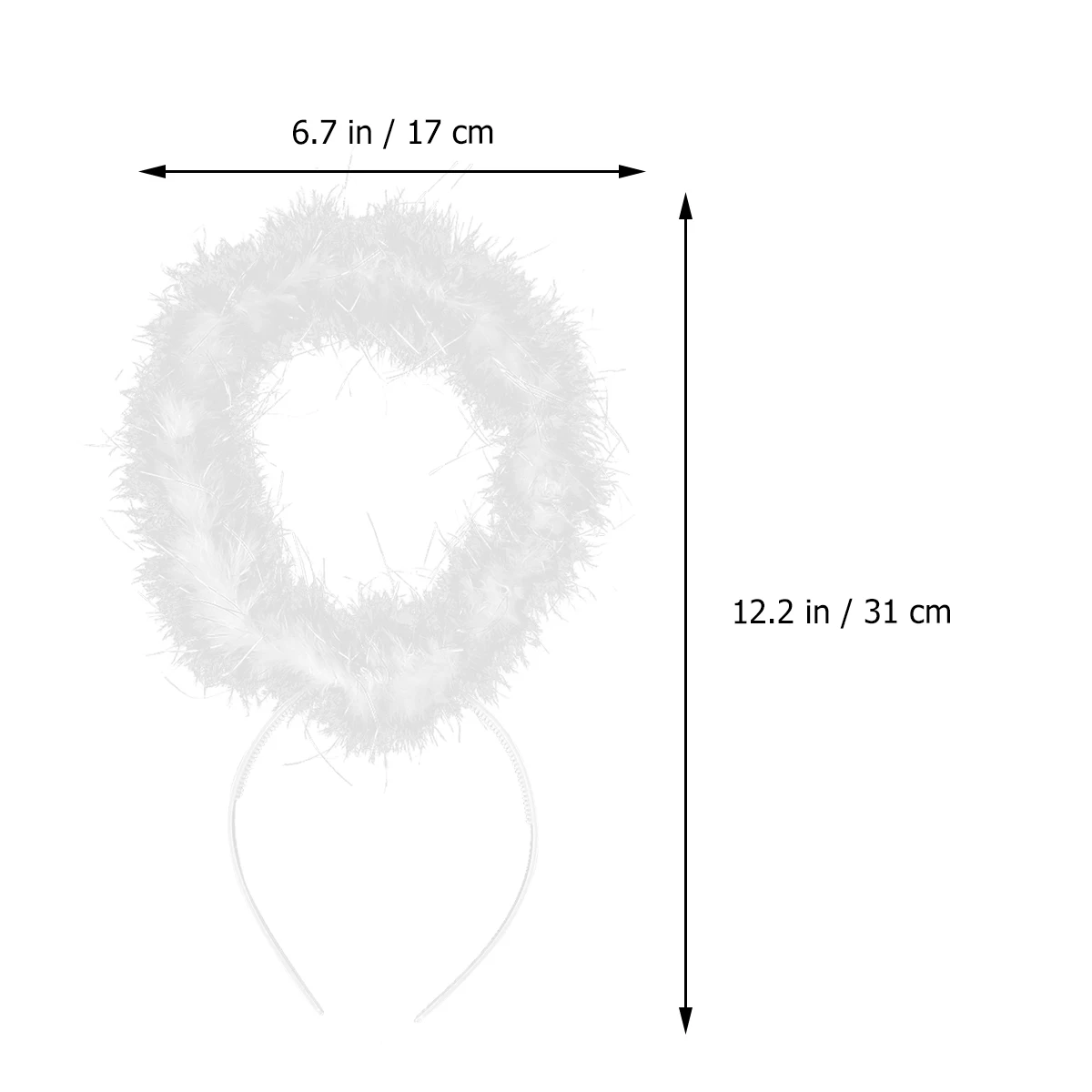 

2pcs Angel Headgear Fairy Wand Costume Plastic Kids Girls Party Costume Headdress Party Performance Holiday Props