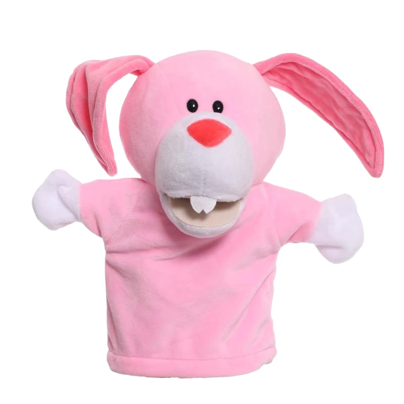 25cm Tiere Plüsch Spielzeug Hand Finger Geschichte Puppet Kawaii Puppen Pädagogisches Baby Spielzeug Löwe Elefant Affe Kinder Geschenke