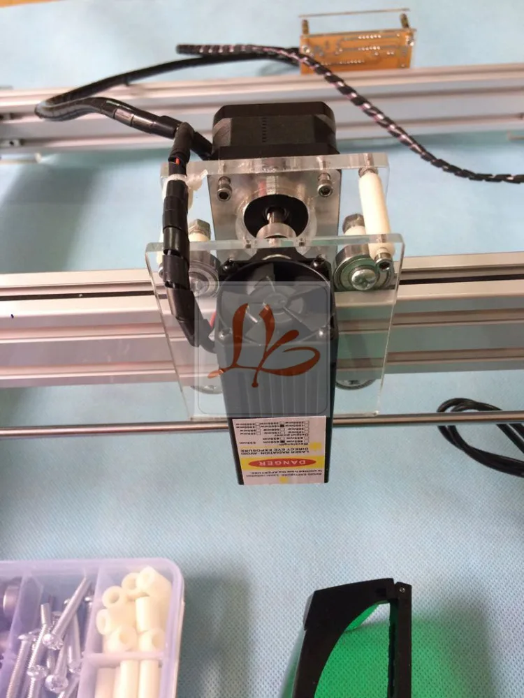 LY 5040 5500MW DIY Desktop Violet Laser Engraving Machine Mini DIY Laser Engraver IC Marking Printer