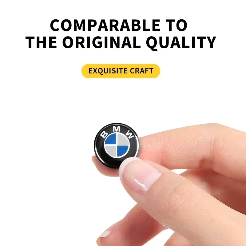 11/14mm Car Key Sticker Logo Car Key Sticker Emblem For BMW X1 X3 X5 X6 X7 1 3 5 6 7 Series G20 G30 G11 F15 F16 G01 G02 F48