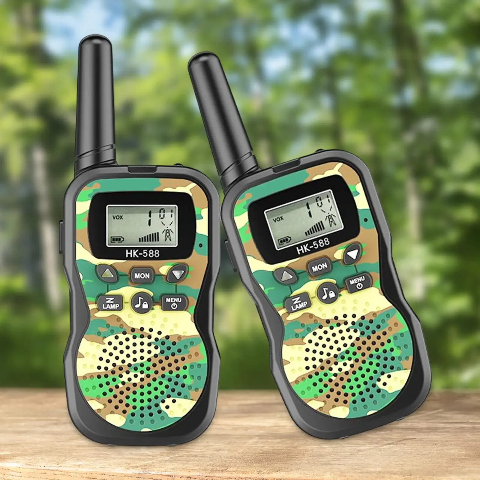 Kids Mini Radios Walkie Talkie 2PCS Electronic Toys Children Long-distance Radio Phone Outdoor Toy Birthday Gifts for Childs