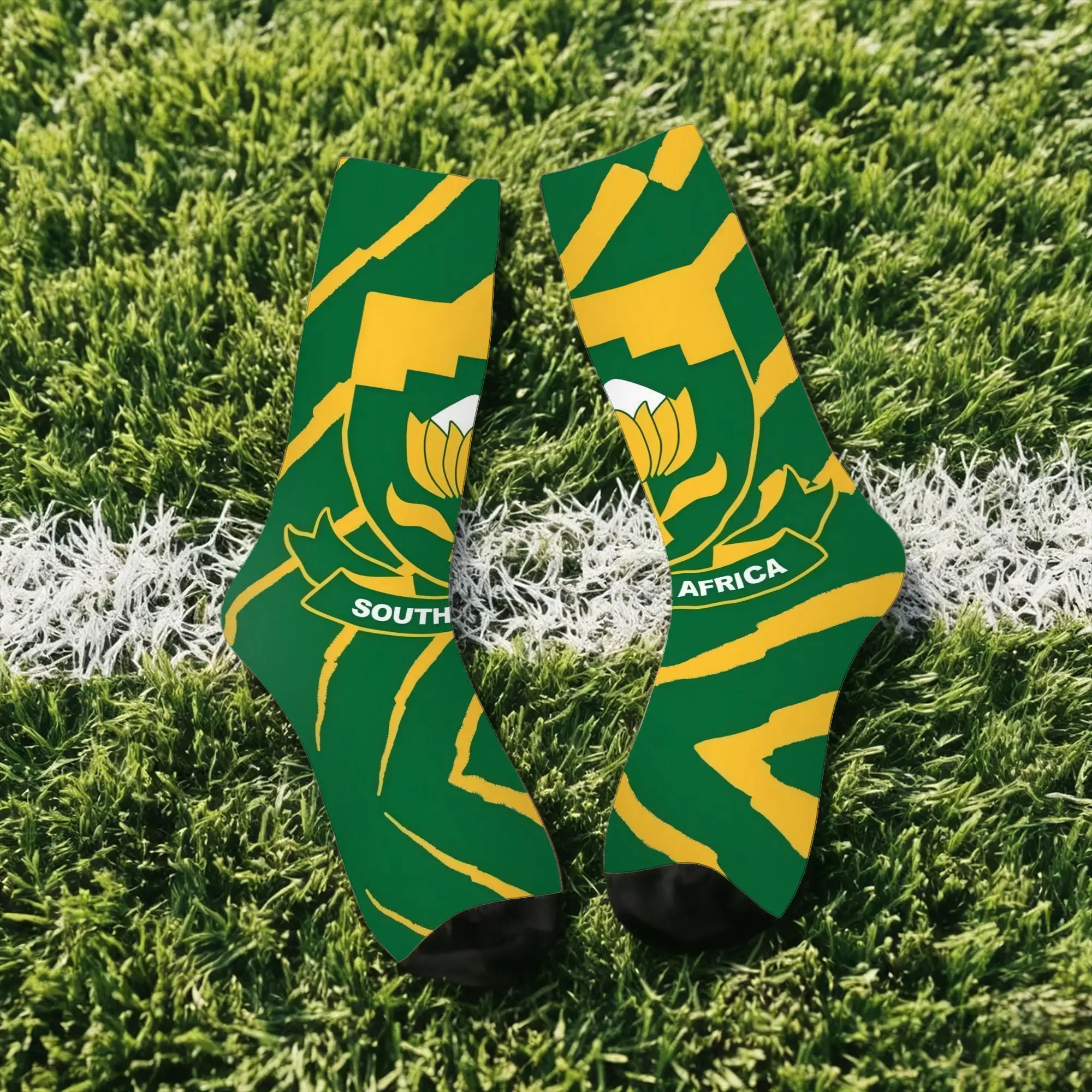 Hip Hop Retro South Africa Crazy Men's compression Socks Unisex  Street Style Seamless Printed Funny Sock Match Day Essentials