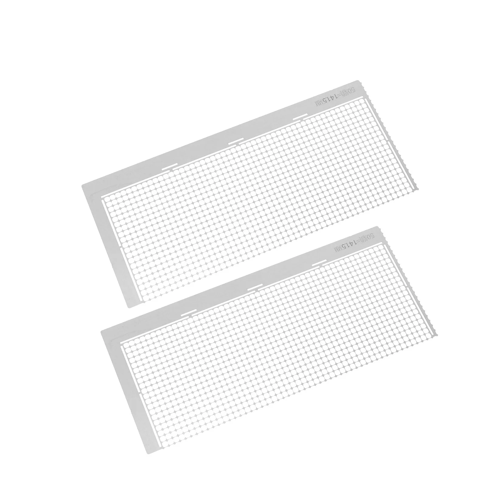 

Набор из 2-х инструментов для алмазной вышивки: сетчатая линейка из нержавеющей стали для точного позиционирования, инструмент для рисования стразами, DIY рукоделие