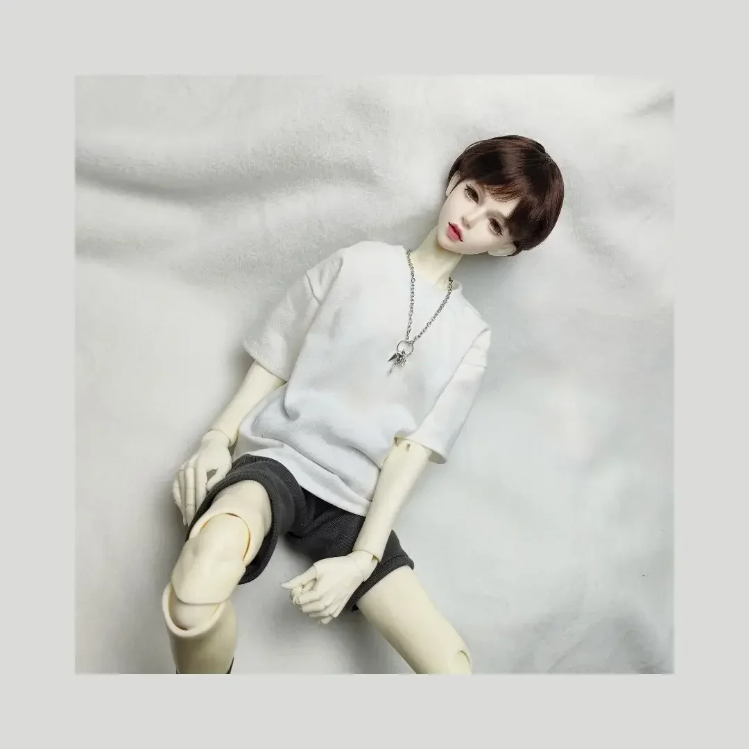 

1/3 кукольный костюм для 62/65/68/70/73 см, мужская кукла BJD, футболка с короткими рукавами, шорты, игрушки, нарядные аксессуары для кукол, без куклы
