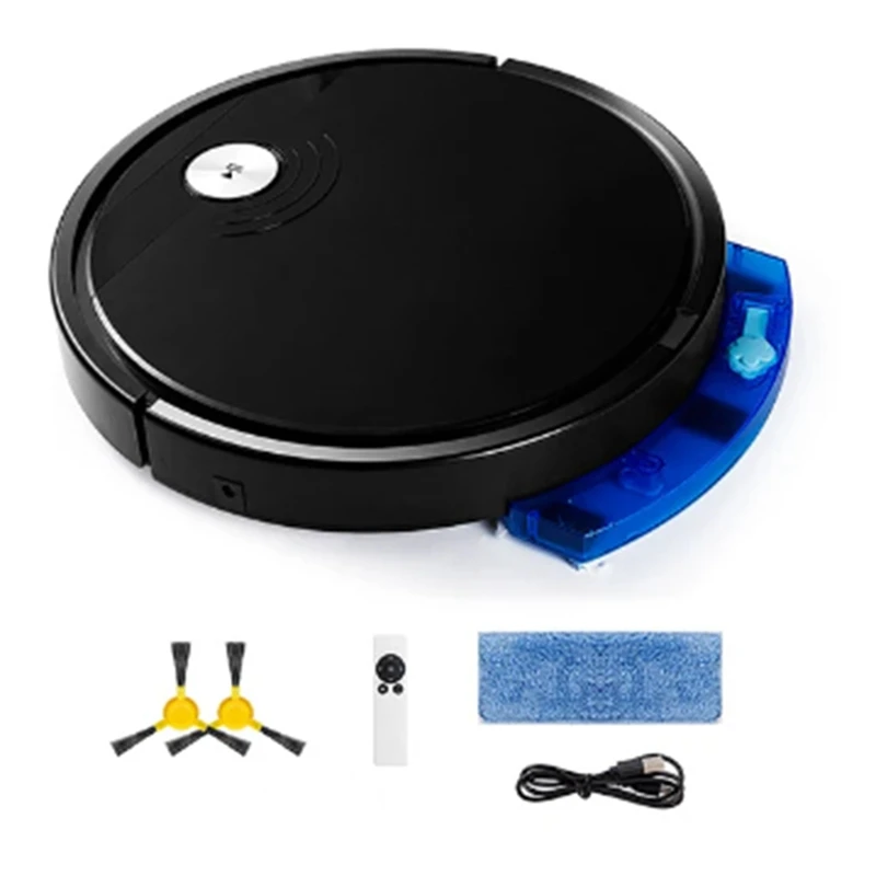 

5-In-1 RS800 With Remote Control Super Quiet Smart Robot Vacuum Cleaner Wet&Dry Mopping Floor Home Appliance Durable Black,A