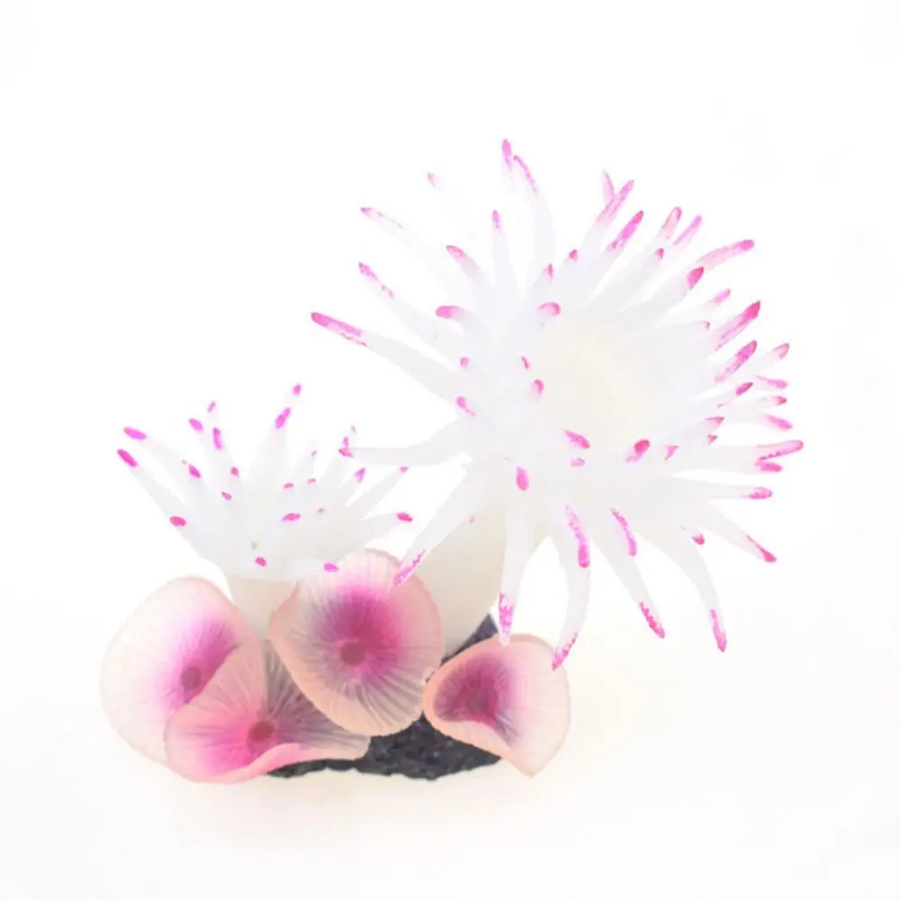 

Simulation Aquarium Accessories Silicone Soft Colorful Fake Coral Coral Reef Stone Artificial Coral Fish Tank Decoration