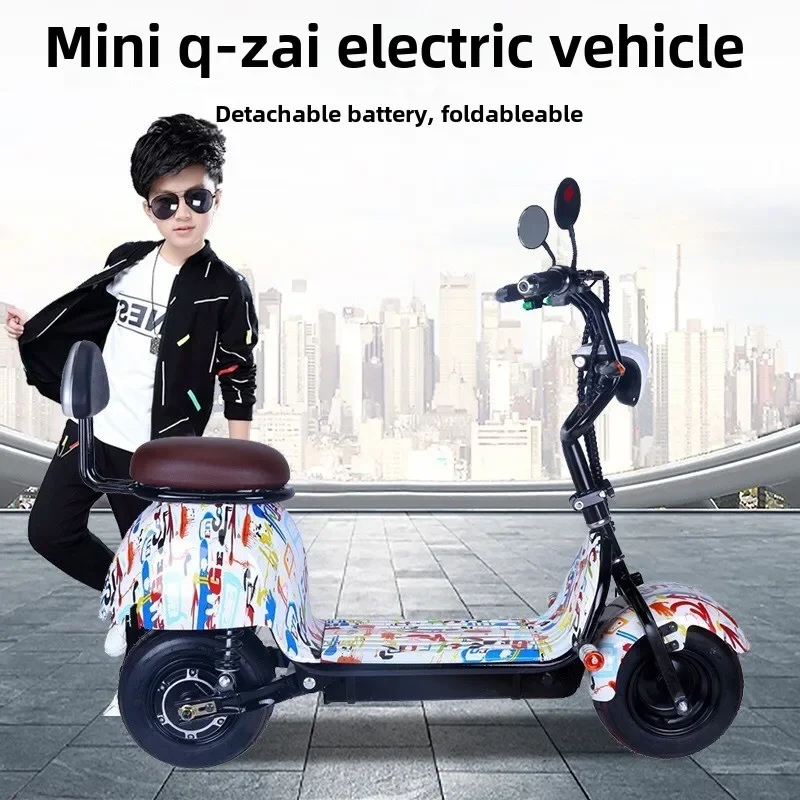 Children's electric tricycle 800W48V20AH lithium battery electric tricycle youth Harley wide tire electric motorcycle