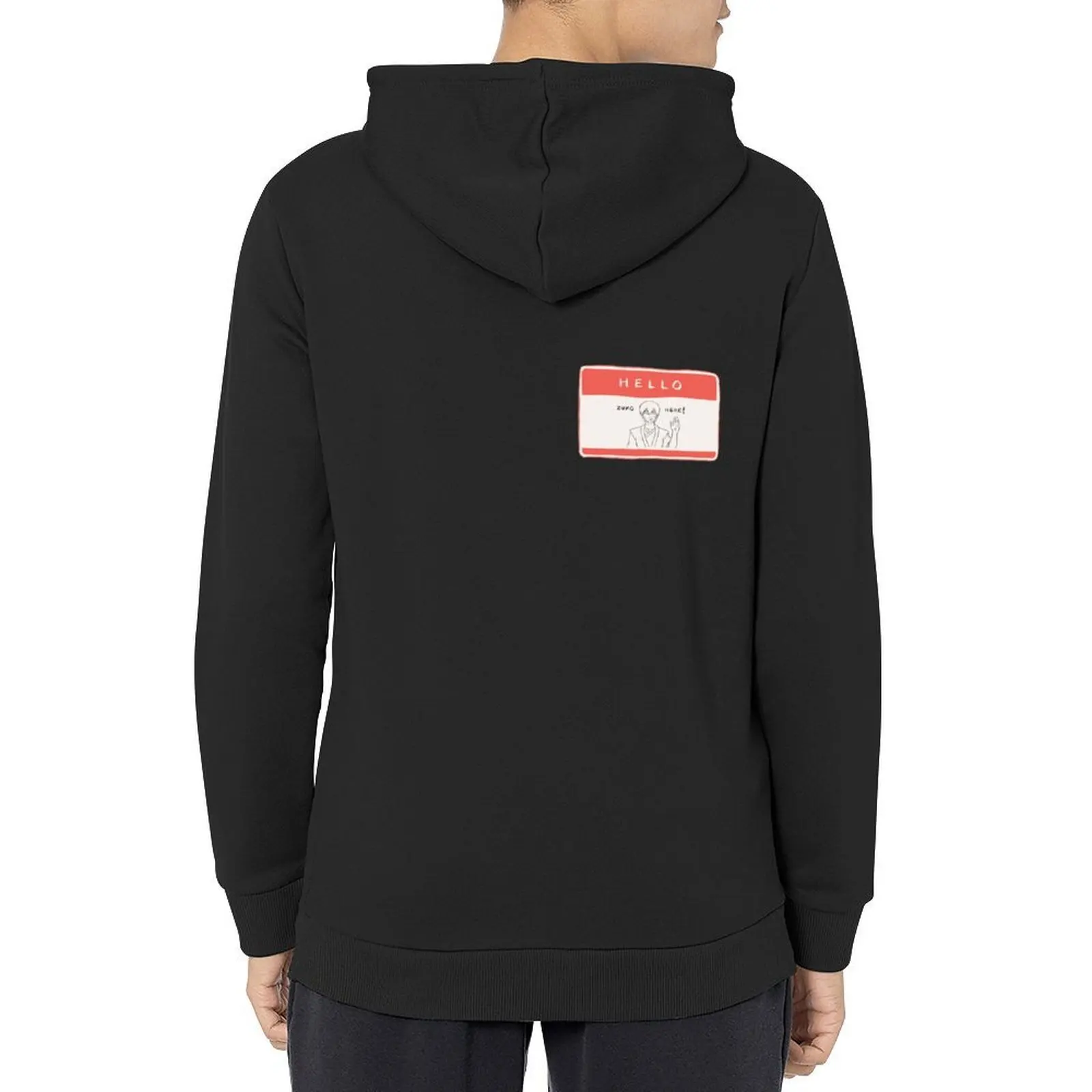 

Hello Zuko Here Name Tag Hoodie winter clothes blouse mens clothes autumn new products oversized hoodie