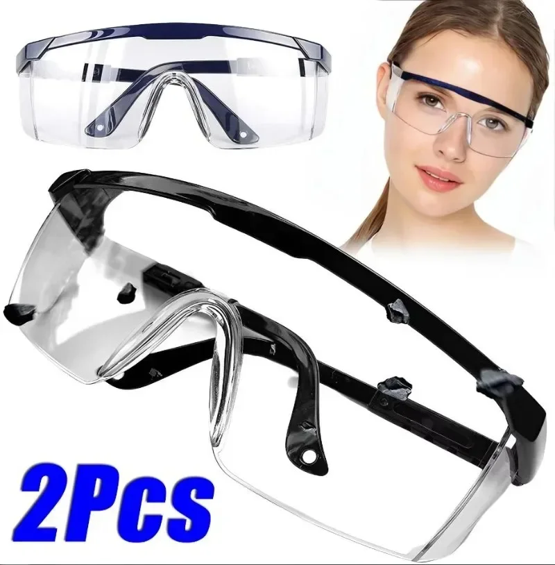 Lunettes d'équitation de protection, résistantes aux chocs, aux éclaboussures, transparentes, résistantes au sable, coupe-vent, anti-poussière, lunettes de sécurité chimiques