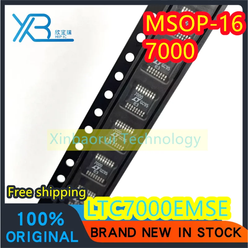 

(1/10piece) LTC7000EMSE LTC7000 Parts Mark 7000 MSOP-16-EP Gate Drive IC Brand New Original Electronics Spot Free Shipping