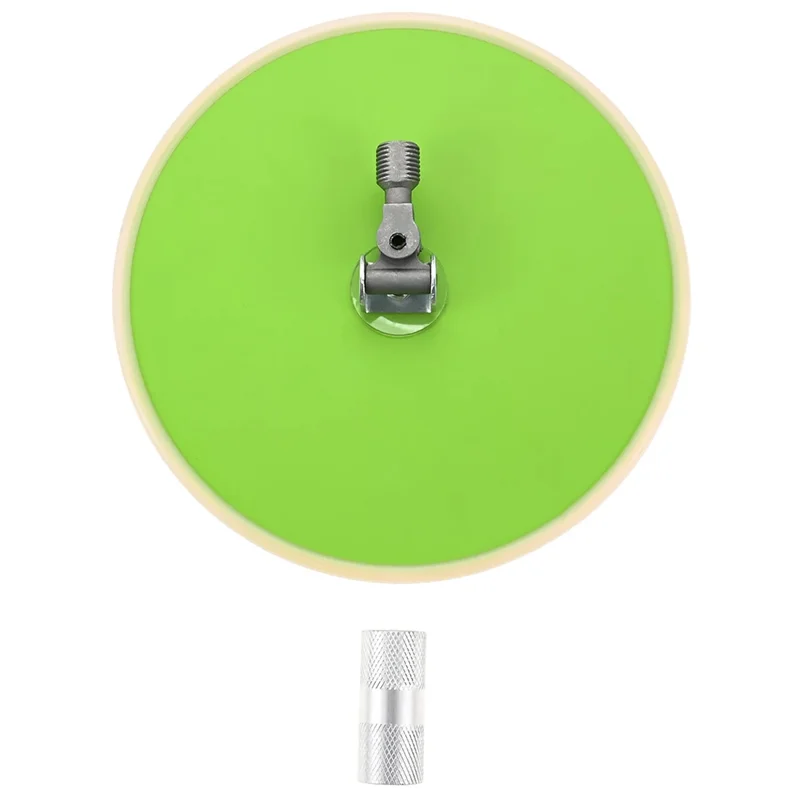 ABAH-Drywall Pole Sander 9" Aluminum Alloy Hook And Loop Replacement For Painting Prep Wall Polishing Radial Round Sanding Tool