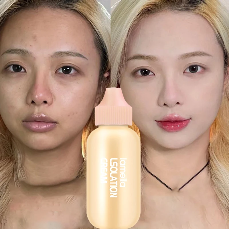 Gezicht Vloeibare Foundation Isolatie Concealer Crème Make-up Waterdichte Basis Fleuren Cover Donkere Kringen Matte Foundation Cosmetica