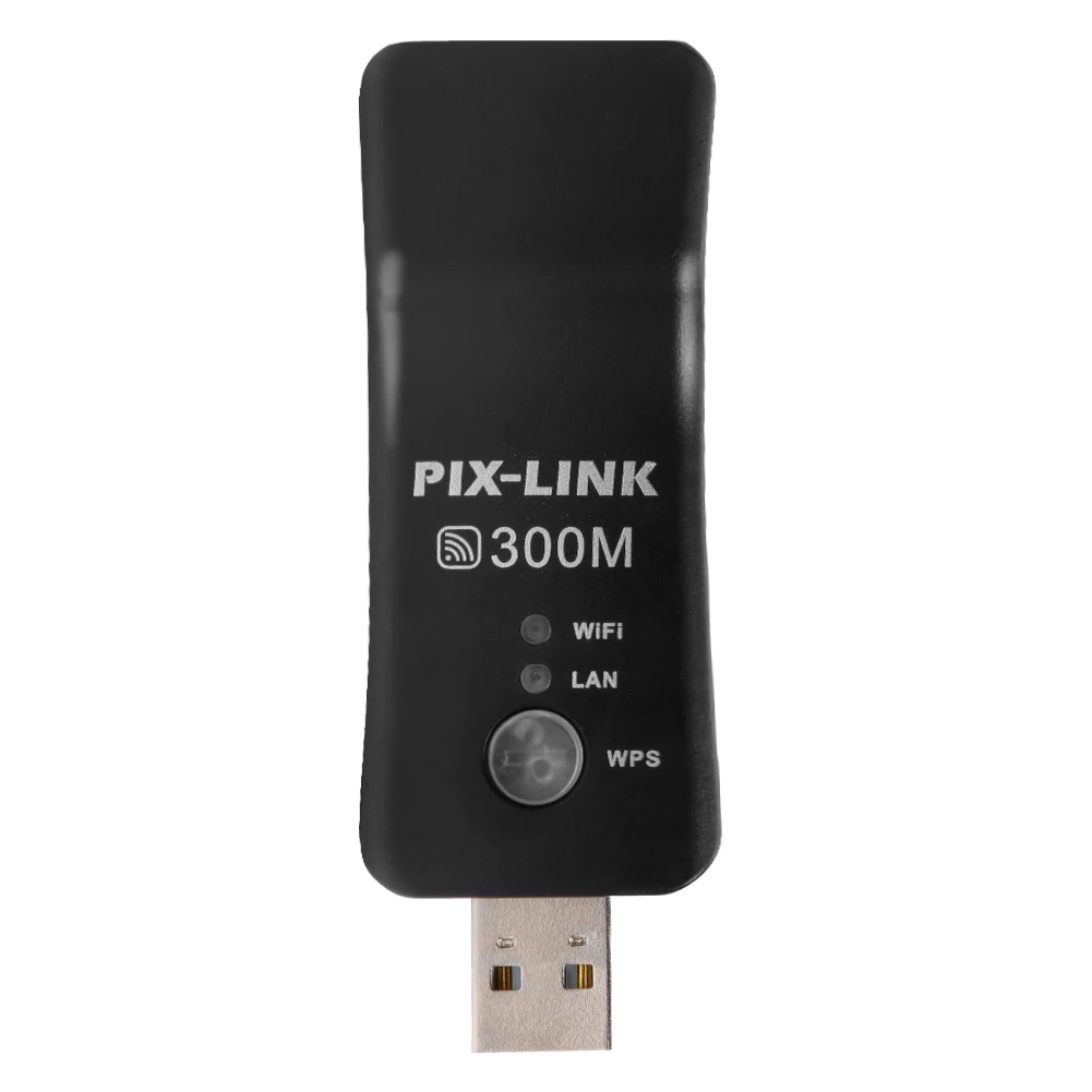 Mini USB TV WiFi Dongle Adapter 802.11b/g/n 300Mbps Universal Wireless Receiver