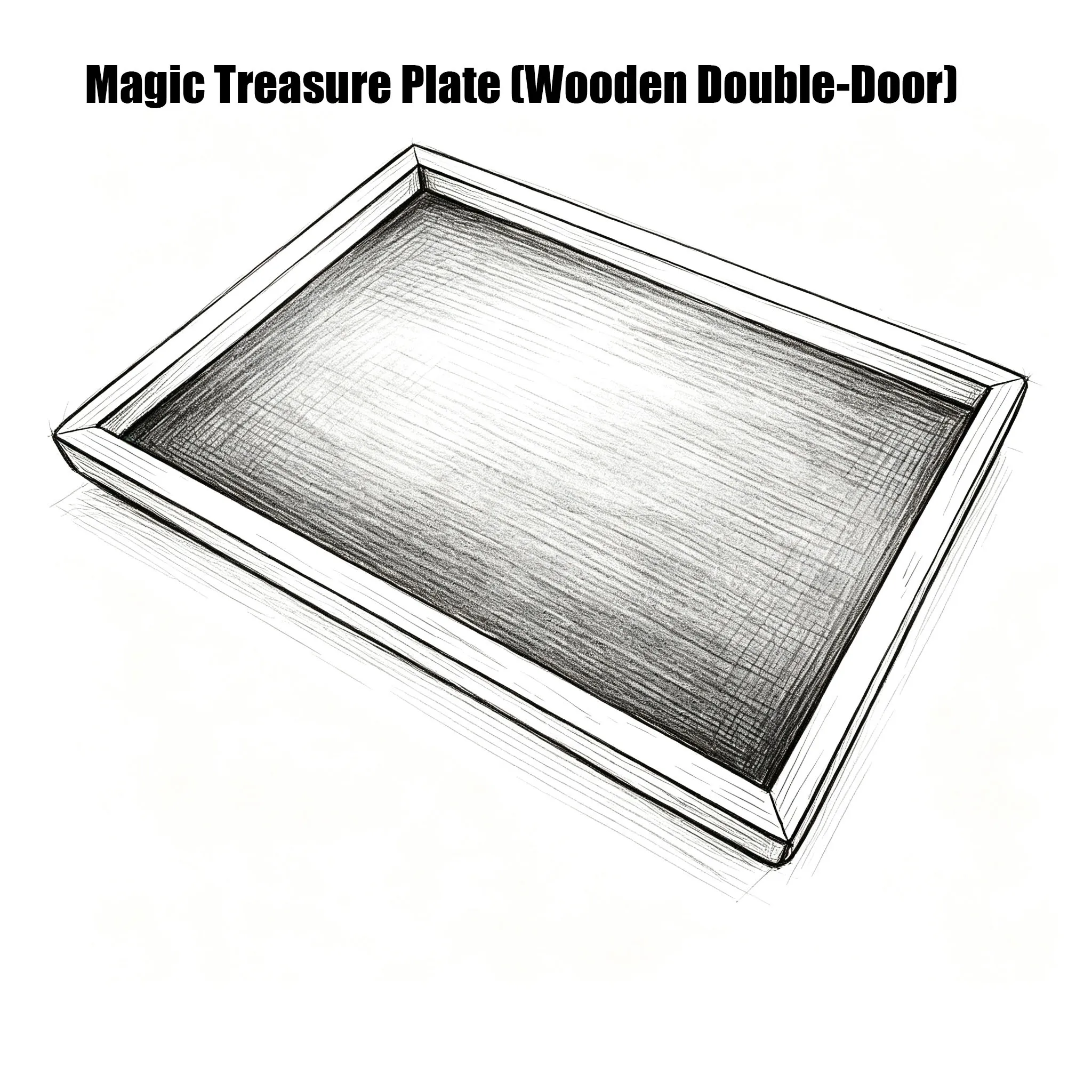 stage-magic-treasure-plate-wooden-double-door-coin-magic-tricks-magic-accessories-magician-professional-gimmick