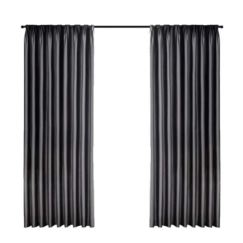 Thickened Full Shade Blackout Curtains Soundproof Sun Protection Heat Insulation for Hotel Home Decoration Engineering view 5