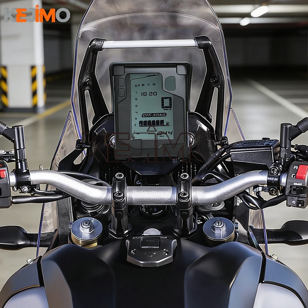 

For yamaha TENERE 700 T7 XTZ 700 Tenere 2019-2023 2024 2025 2026 Motorcycle TFT Anti Theft Protection With Sun Visor Instrument