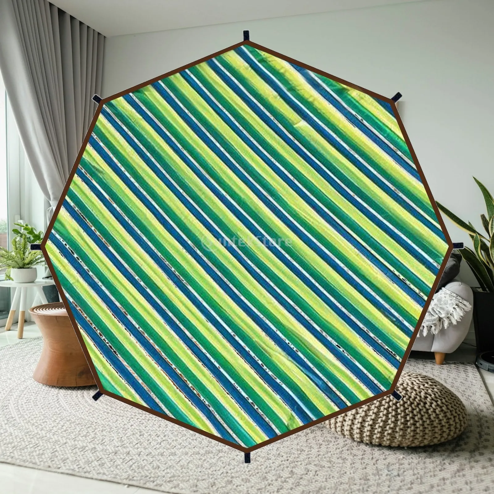 Heavy Duty Trampoline Tent Protective Mat Sunshade Cover Easy Install Replacement Mesh for Outdoor Garden Trampoline