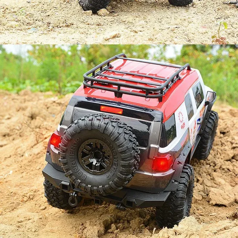 Hb Zp1005 Rc Car 1/10 Full Scale 2.4g 4wd Off-road Climbing Racing Akumulatorowe zabawki samochodowe Model dla dorosłych dzieci Prezent urodzinowy