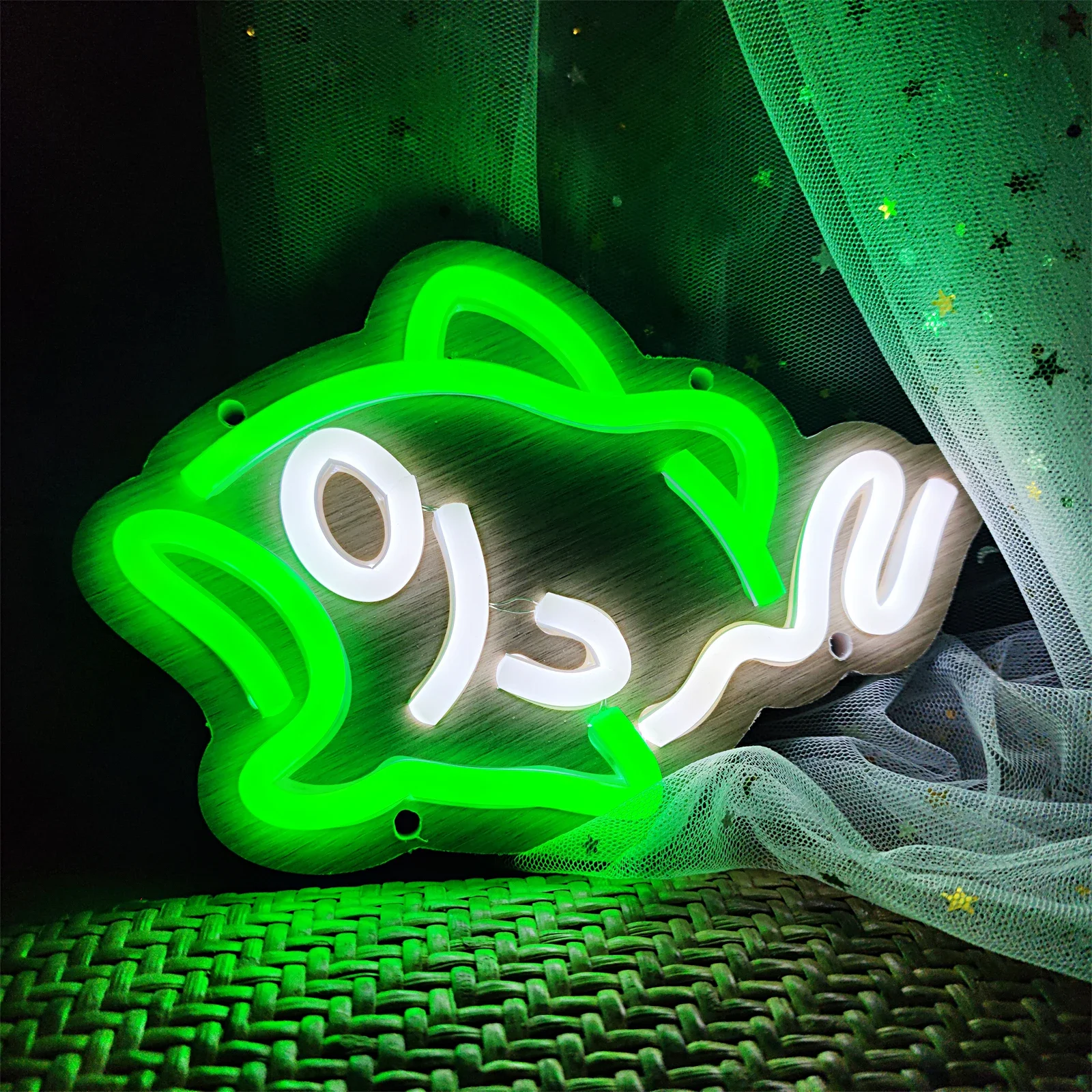 

Fish Neon Light Sign LED Animal Art Modeling Lamp Decor Room Party Gifts Festival Shop Wall Decoration Room Bedroom Neon Sign 5V